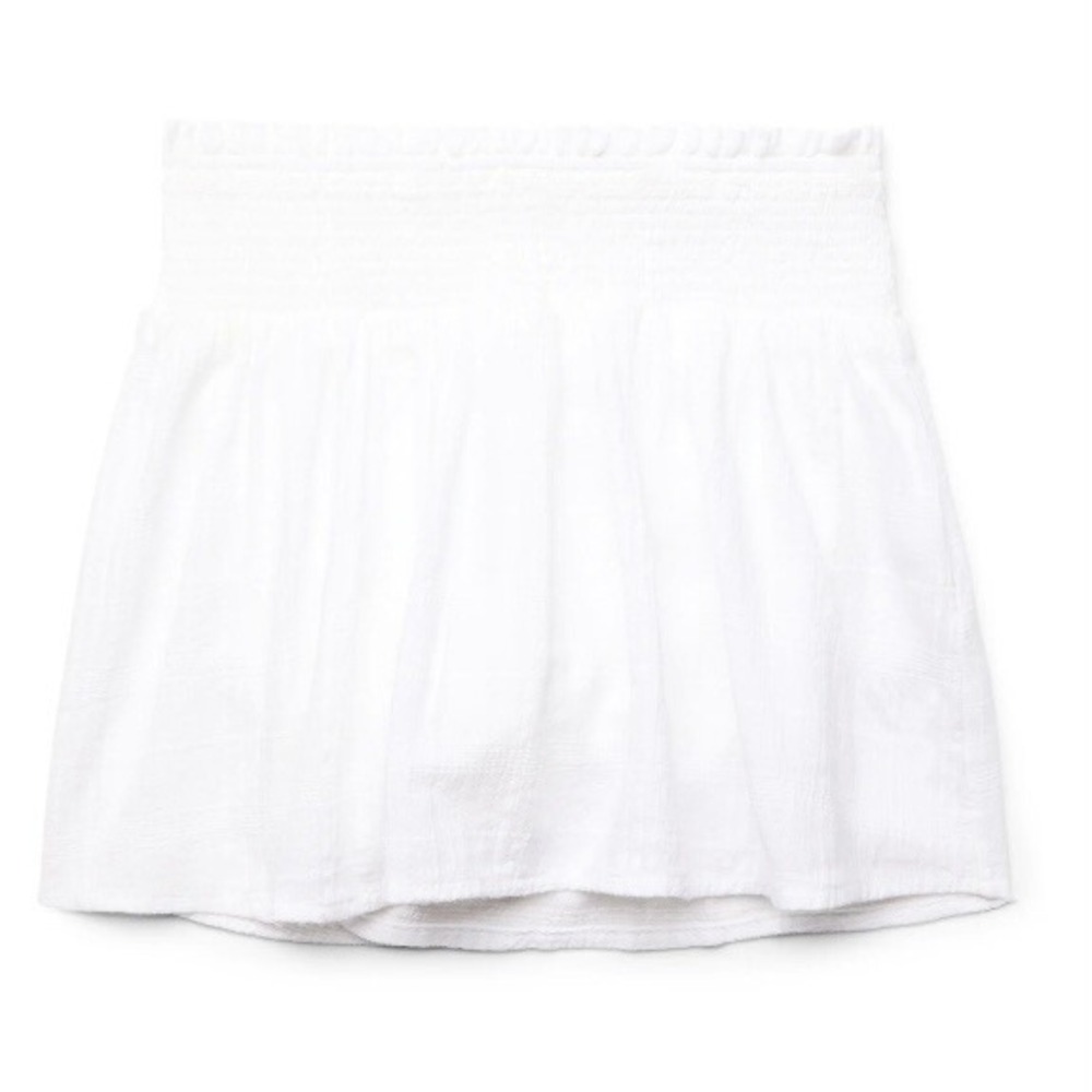 Wonder Nation Girls Smocked Waist Fashion Skirt XXL 18 New with Tags Vivid White
